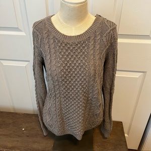 H and M brown sweater